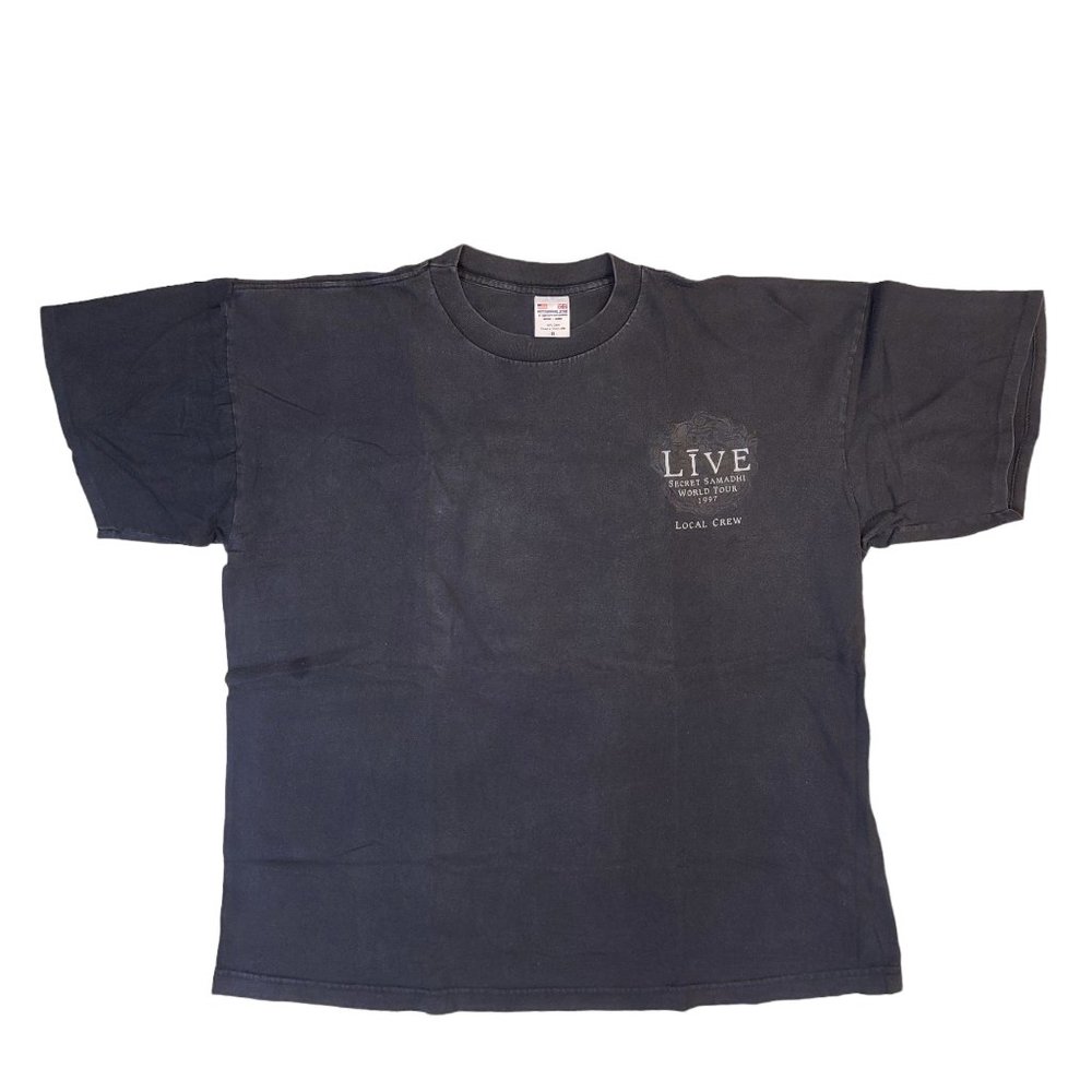 Vintage 1997 Live Secret Samadhi Local Crew Shirt